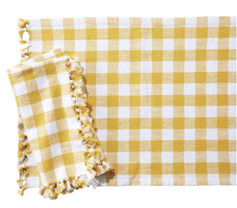 Gingham Placemat & Napkin