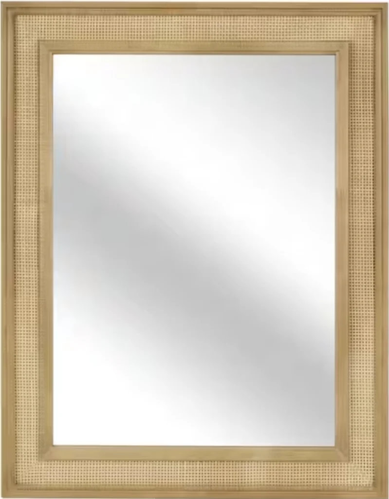 Rattan Framed Mirror
